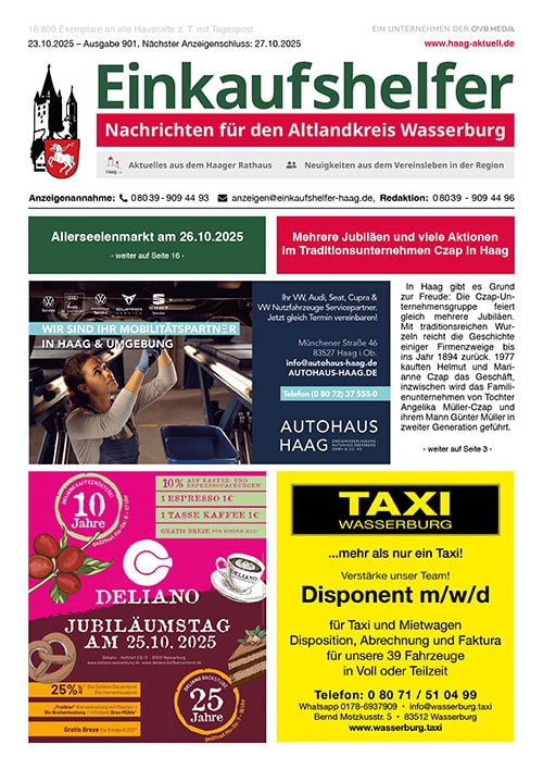 Einkaufshelfer Haag Ausgabe 901
