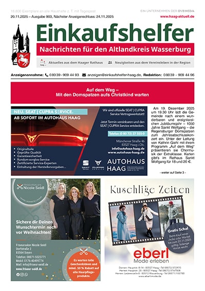 Einkaufshelfer Haag Ausgabe 903